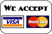 We Accept Credit Cards